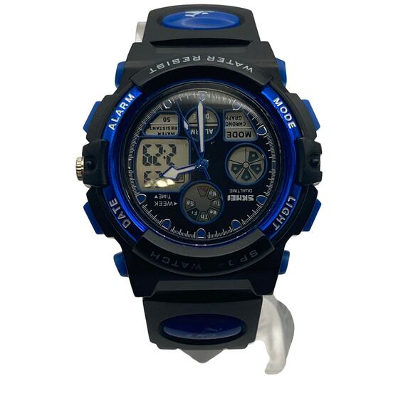 SKMEI Men's Digital/ Analog Combo Watch 45mm Multifunction - New Battey WR 5ATM - Picture 1 of 6